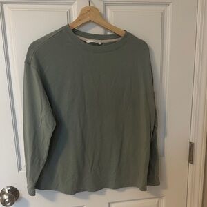 Women's Green Long Sleeve Top